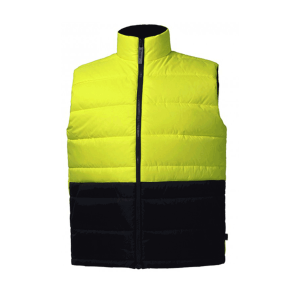 Black and Yellow Insulated Vest