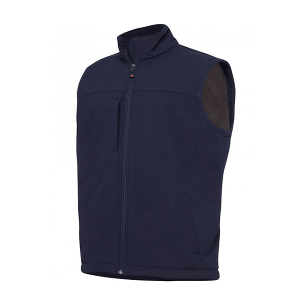 Soft Shell Vest with Vertical Pocket