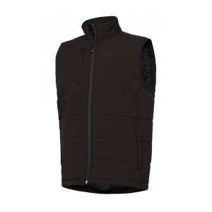 Puffed Vest with Front Zipper