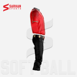 Red And Black Softball Uniforms​