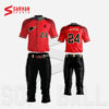 Red And Black Softball Uniforms​