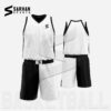 Black And White Basketball Uniform​