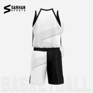 Black And White Basketball Uniform​