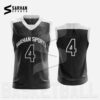 Black Sleeveless Basketball ​Jersey