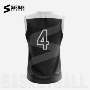Black Sleeveless Basketball ​Jersey