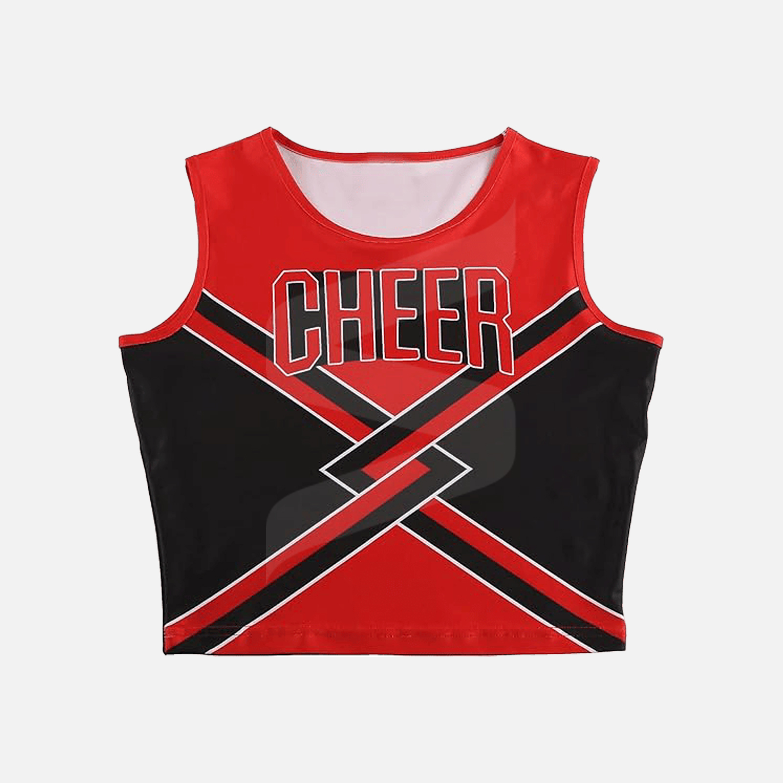 Sleeveless cheer top